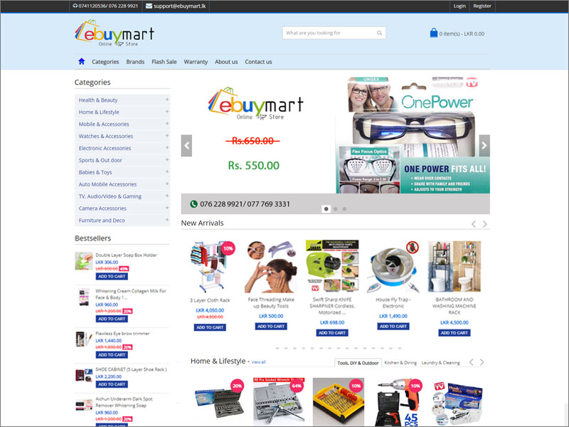 eBuyMart Online Shopping Website